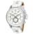Invicta S1 Rally 48mm White Dial Leather Band Quartz Watch