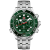Seapro Men's Mondial Timer Green Dial, Stainless Steel Watch
