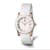 Charles Hubert Rose IP-plated Stainless Steel/Ceramic White Dial Watch