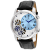 Christian Van Sant Men's Sprocket Auto-Quartz Light Blue Dial, Black
Leather Strap Watch