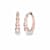 14K Yellow Gold Over Sterling Silver Acrylic and Enamel Bamboo Illusion
Hoops in Ballerina Slipper