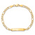 10k Yellow Gold Children's Figaro Link ID Bracelet