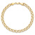 10k Yellow Gold 5.25mm Double Link Charm Bracelet