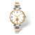 LogoArt Clemson University Elegant Ladies Two-tone Watch