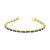 5.00ctw Sapphire and Diamond Bracelet 14k Yellow Gold