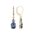 Blue Cubic Zirconia 18k Yellow Gold Over Silver December Birthstone
Earrings 6.97ctw