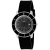 Oceanaut Women's Satin Black Dial, Black Silicone Watch