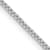Rhodium Over Sterling Silver 1.25mm Round Box Chain