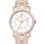 Oceanaut Men's Expedition White Dial, Rose Stainless Steel Watch