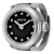 Invicta Women's Angel Mini 17.5mm Quartz Stainless Steel Black Dial Ring Watch