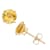 Citrine Stud Earrings In 10K Gold 2.2ctw