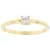 White Cubic Zirconia 18K Yellow Gold Over Sterling Silver Promise Ring 0.24ctw