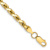 10k Yellow Gold 4.5mm Diamond-Cut Rope Link Bracelet