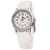 Tommy Hilfiger Women's Communion White Dial, White Rubber Strap Watch