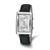 Mens Charles Hubert Dual Time Silver-tone 33x53mm Dial Watch