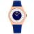 Jivago Women's Fun Blue Dial, Blue Satin Leather Strap Watch