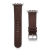 Gametime Kansas City Chiefs Leather Band fits Apple Watch (42/44mm S/M
Brown). Watch not included.