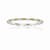 Dainty Baguette Citrine with Round White Topaz Sterling Silver Stackable
Band Ring, 0.46ctw