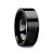 MORPHEUS Flat Black Tungsten Ring 8mm