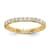 14K Yellow Gold Lab Grown Diamond SI1/SI2, G H I, Eternity Band