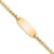 14k Yellow Gold Oval Mariner Link ID Bracelet