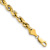 10k Yellow Gold 5.5mm Diamond-Cut Rope Link Bracelet
