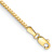 10k Yellow Gold 1.5mm Franco Link Bracelet
