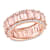 Morganite and Diamond 14K Rose Gold Ring 10.57ctw