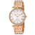 Christian Van Sant Women's Hush White Dial, Rose Stainless Steel Watch