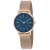 Skagen Women's Signatur Blue Dial, Rose Stainless Steel Watch