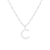 Letter C Initial Cultured Freshwater Pearl Rhodium Over Sterling Silver
Pendant With  18" Chain