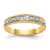 14K Yellow Gold AA Quality Ladies Wedding Band 0.05ctw