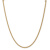 14k Yellow Gold 2.6mm 3-Wire Wheat Link 24 Inch Chain