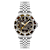 Duxot Atlantica Skeleton Diver Brown Dial White Bezel White Stainless
Steel Band Automatic Watch