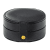 Black Round Double Layer Jewelry Box with Mirror