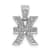 Rhodium Over 14K White Gold Diamond Pisces Zodiac Pendant