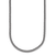 Rhodium Over Sterling Silver Polished 3.0mm Franco 16 Inch Chain