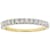 White Lab-Grown Diamond 14kt Yellow Gold Ring 0.50ctw