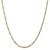 14K Yellow Gold 3mm Flat Figaro Chain Necklace