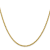 14k Yellow Gold 2.25mm Regular Rope Chain 16 Inches