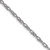 Rhodium Over 14k White Gold 1.35mm Solid Cable 20 Inch Chain