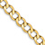 14k Yellow Gold 6.5mm Curb Link 22 Inch Chain