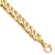 10k Yellow Gold 10.75mm Hand Polished Fancy Curb Link Bracelet