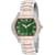 Christian Van Sant Women's Bianca Green Dial, Rose Two-tone Stainless
Steel Bracelet Watch