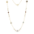 Multi-Gem 14k Yellow Gold Necklace 5.40ctw