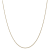 14k Yellow Gold 1mm Solid Diamond Cut Wheat Chain 20"