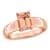 Morganite 14K Rose Gold Ring 1.55ctw