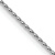 Rhodium Over 14k White Gold 0.8mm Solid Diamond-Cut Parisian Wheat 24
Inch Chain