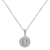 Initial O Charm Pendant Necklace In Silver-Tone