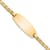14k Yellow Gold Oval Mariner Link ID Bracelet